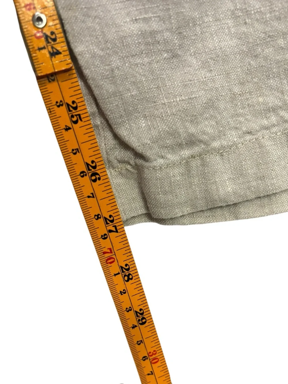 Reformation Beige Linen Trousers Pants Size 10 Minimalist Contemporary
